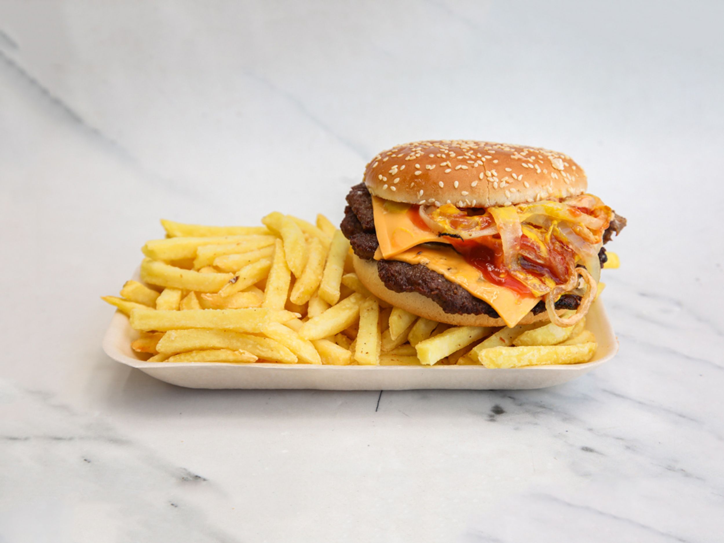 LA SMASH with Fries